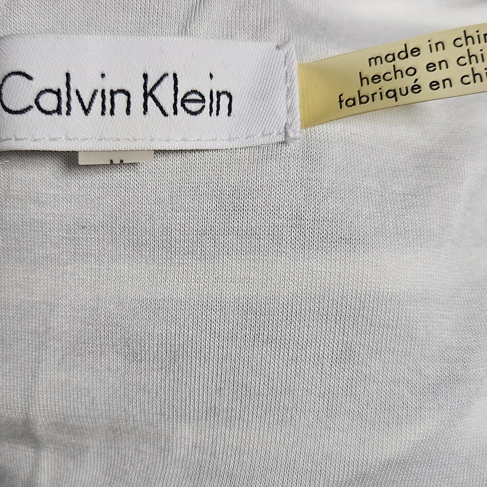 Calvin Klein Navy and White Striped Maxi Dress - Picture 2 of 6